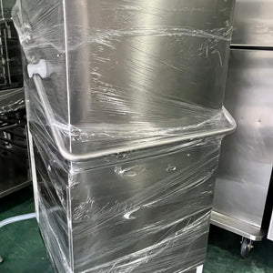 APS896 EUROWASH EW393E Commercial Dishwasher Pass Through Hood - Glass & Dishwasher