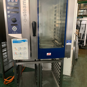 APS375  ELECTROLUX AIR-O-STEAM A0S10EA, 10TRAY 3 PHASE ELECTRICAL COMBI OVEN WITH STAND AND WARRANTY - Washpro