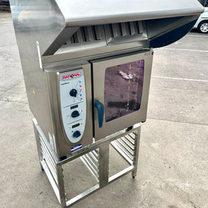 Rational CM61 6 tray  Electric CombiMaster Combination Oven With Stand and RangeHood, With Warranty