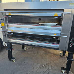 Deck oven Para Mount MB-932A+2S+2B Electronic 2 Deck oven on Stand on wheels with warranty in Excellent condition