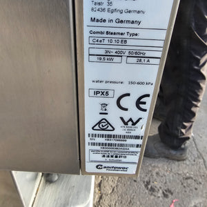 Convotherm C4eT 10.10 EB Electric 10-Pan Combi Oven with easyTouch Controls with stand and warranty APS1177