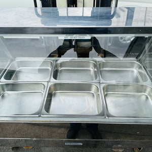 Roband Double Row Straight Glass Hot Foodbars With Warranty