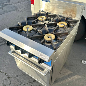 Blue Seal Evolution Series G504DF - 600mm Gas Range Static Oven