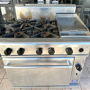 Waldorf by Moffat 4 Burner Gas Cooktop with Griddle Plate RN8613GF With Warranty