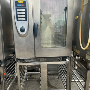 Rational SCC101 Electric 10 Tray Combi Oven With Stand And With Warranty