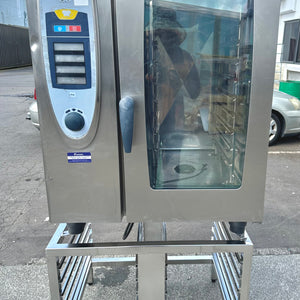 Rational SCC101 Electric 10 Tray Self-Cleaning Combi Oven With Stand And With Warranty