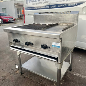 Waldorf Commercial Gas Griddle With Hot Plate on Stand with Undershelf And Warranty