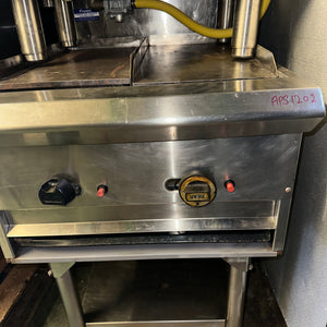 Moffat Freestanding Stainless Steel 600mm partioned griddle With Warranty