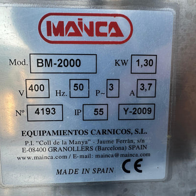 Mainca 300mm Throat Meat Bandsaw BM2000 With Warranty