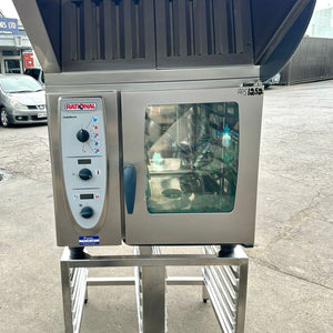 Rational CM61 6 tray  Electric CombiMaster Combination Oven With Stand and RangeHood, With Warranty