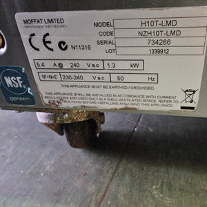 Turbofan H10T - 10 Tray 1/1 GN Electric Touch Screen Holding Cabinet With Warranty APS1130