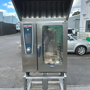 Rational SCCWE101E 10 tray Combi oven with hood , stand and warranty APS1390