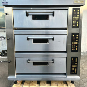 SINMAG ELECTRIC DECK OVEN- CLASSICAL SERIES (3 DECKS) With Warranty(Refurbished)