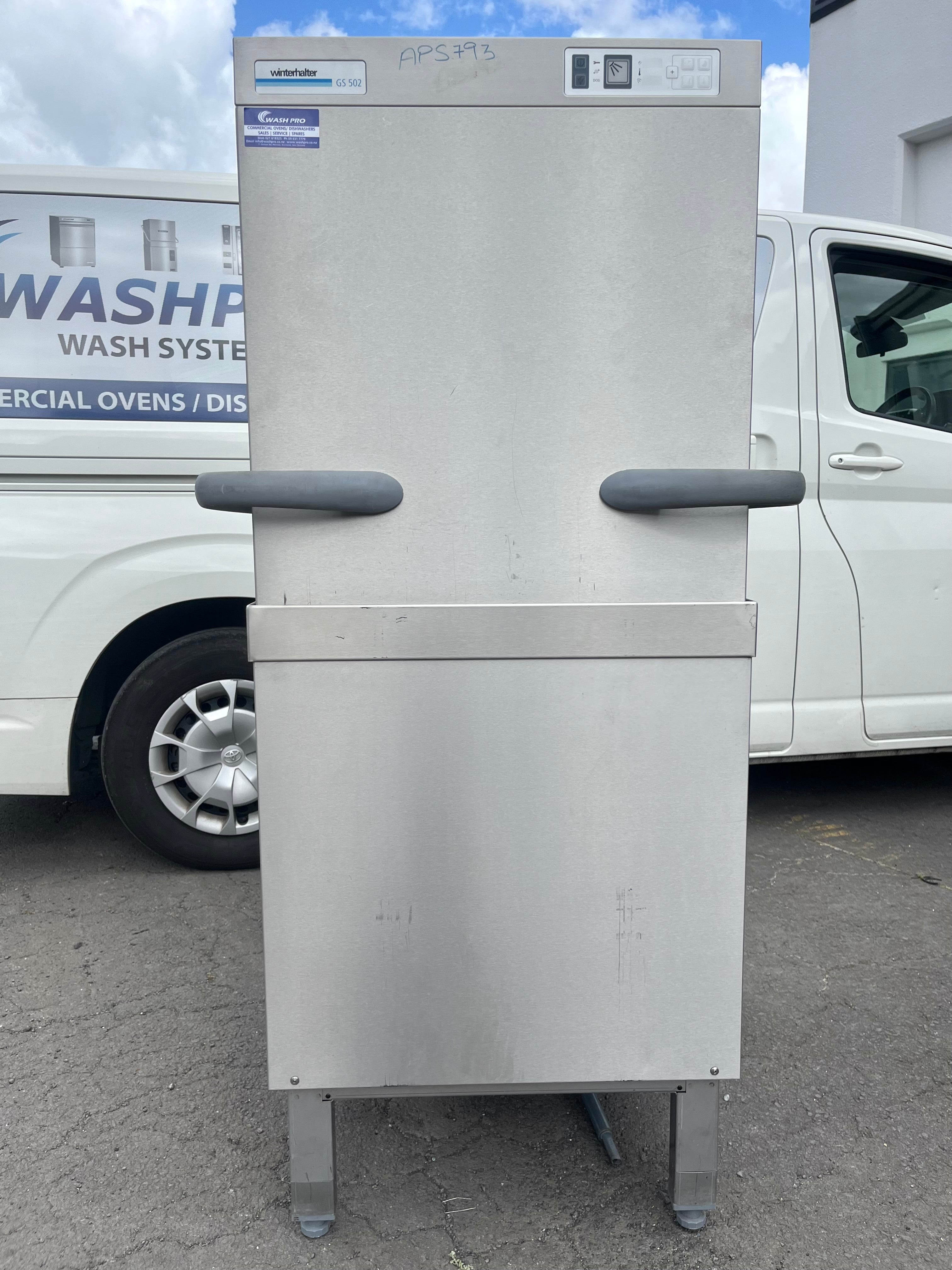 Winterhalter GS502 Passthrough Commercial Dishwasher with warranty