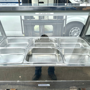 Roband Double Row Straight Glass Hot Foodbars With Warranty