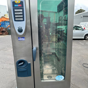 Rational SCC201G/N 20 Grid 1/1GN Natural Gas Self Cooking Center Combi Oven With Warranty