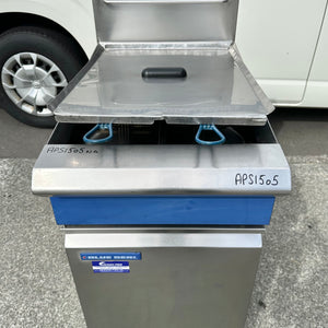 Blue Seal Evolution Series GT46 - 450mm Twin Pan Gas Fryer With Warranty (Refurbished)