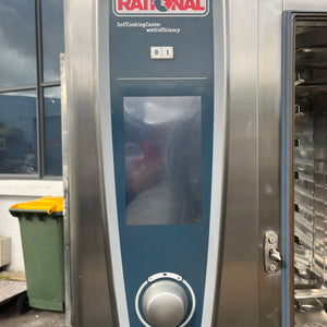 Rational SCC WE101E SELF COKKING CENTRE ELECTRIC COMBI OVEN WITH STAND AND WARRANTY