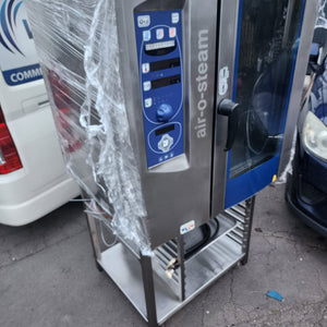APS889 Electrolux Air-o-Steam Electric 10 Tray Combi Oven with Stand and Warranty