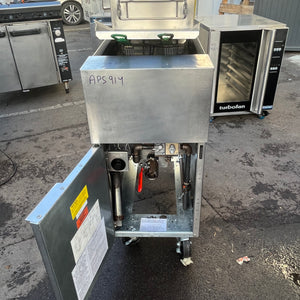 APS914 FRYMASTER MDLAGF14SC OPEN PORT 2 BASKET DEEP FRYER WITH WARRANTY