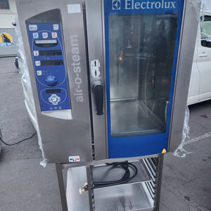 APS889 Electrolux Air-o-Steam Electric 10 Tray Combi Oven with Stand and Warranty