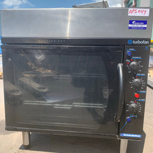 APS049 MOFFAT BAKBAR TURBOFAN E31, 2 TRAY ELECTRIC OVEN WITH 4 HOT PLATE BURNER WITH WARRANTY - Washpro